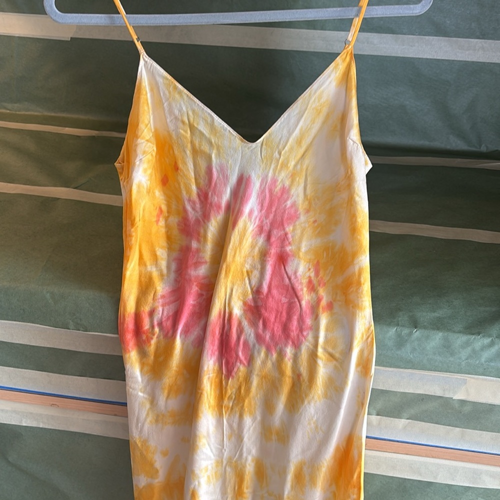 DANNIJO 100% silk Maxi Dress - small